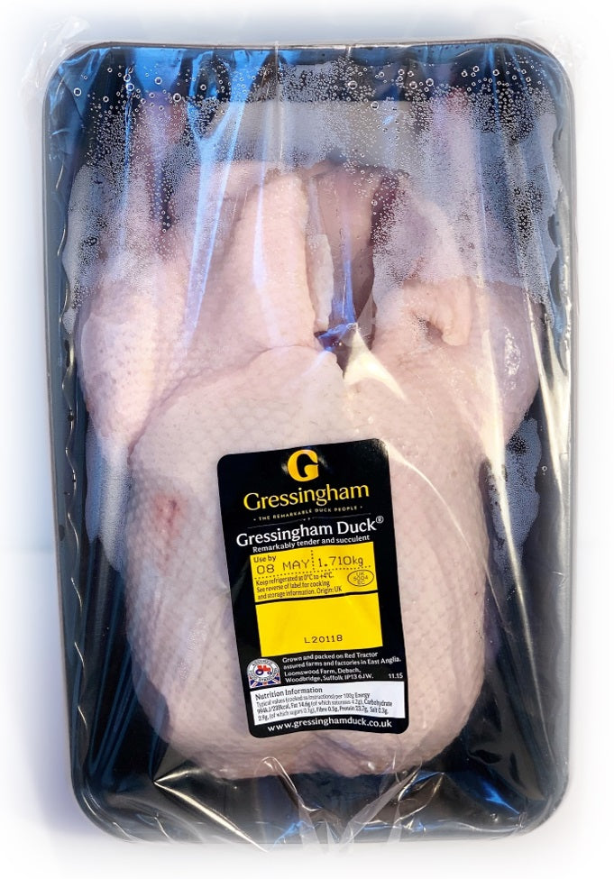 Gressingham WHOLE GRESSINGHAM DUCK – Westminster Meat Market Ltd